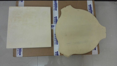 Piedra fresca de la pizza del Bbq del gres, piedra de cerámica de la pizza de la cordierita refractaria