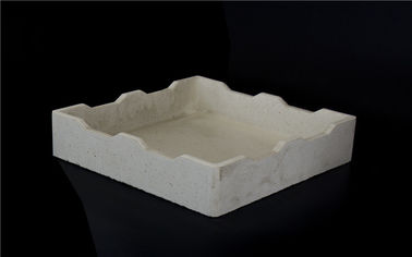 SGS material de Saggers de la cordierita de cerámica rectangular de la bandeja de los muebles del horno