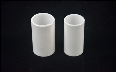 Trazador de líneas de cerámica blanco del cilindro, propiedades materiales de cerámica del tubo de la circona