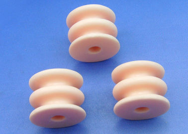 Pieza de cerámica de la alta del 95% del alúmina del hilado de la guía del ojeteador materia textil de cerámica de la rueda