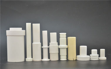 Material refractario de cerámica aislador a prueba de calor del tubo del óxido de aluminio para la industria