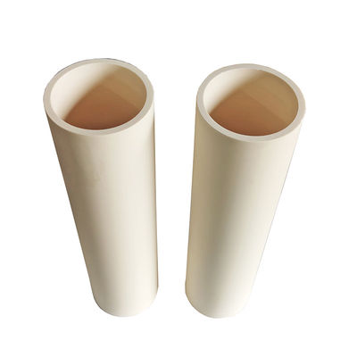 OEM de cerámica del tubo del óxido de aluminio de la textura de la tiesura