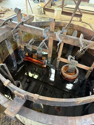 Cerámica de alta alumina Potas cerámicas porosas para electroplataje de cromo