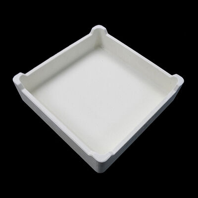 Crisol refractario de alta resistencia a la temperatura compuesto de cordierita-mulita y alta resistencia a la humedad, perfecto para hornos industriales