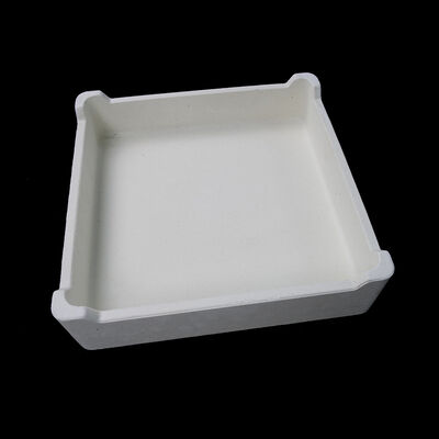 Crisol refractario de alta resistencia a la temperatura compuesto de cordierita-mulita y alta resistencia a la humedad, perfecto para hornos industriales