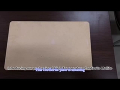 Resistente a los choques térmicos Cordierite Estantes de horno Superficie sin vidrio Blanco / amarillo Durabilidad