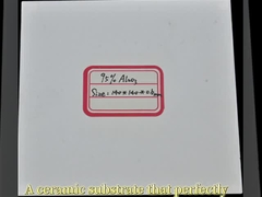 Fuerza compresiva da alta temperatura de la resistencia 3000MPa de la placa de cerámica del alúmina del 99%