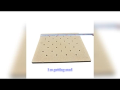 Resistencia al choque térmico 200c Cordierite Estante Blanco o amarillo Superficie sin vidrio